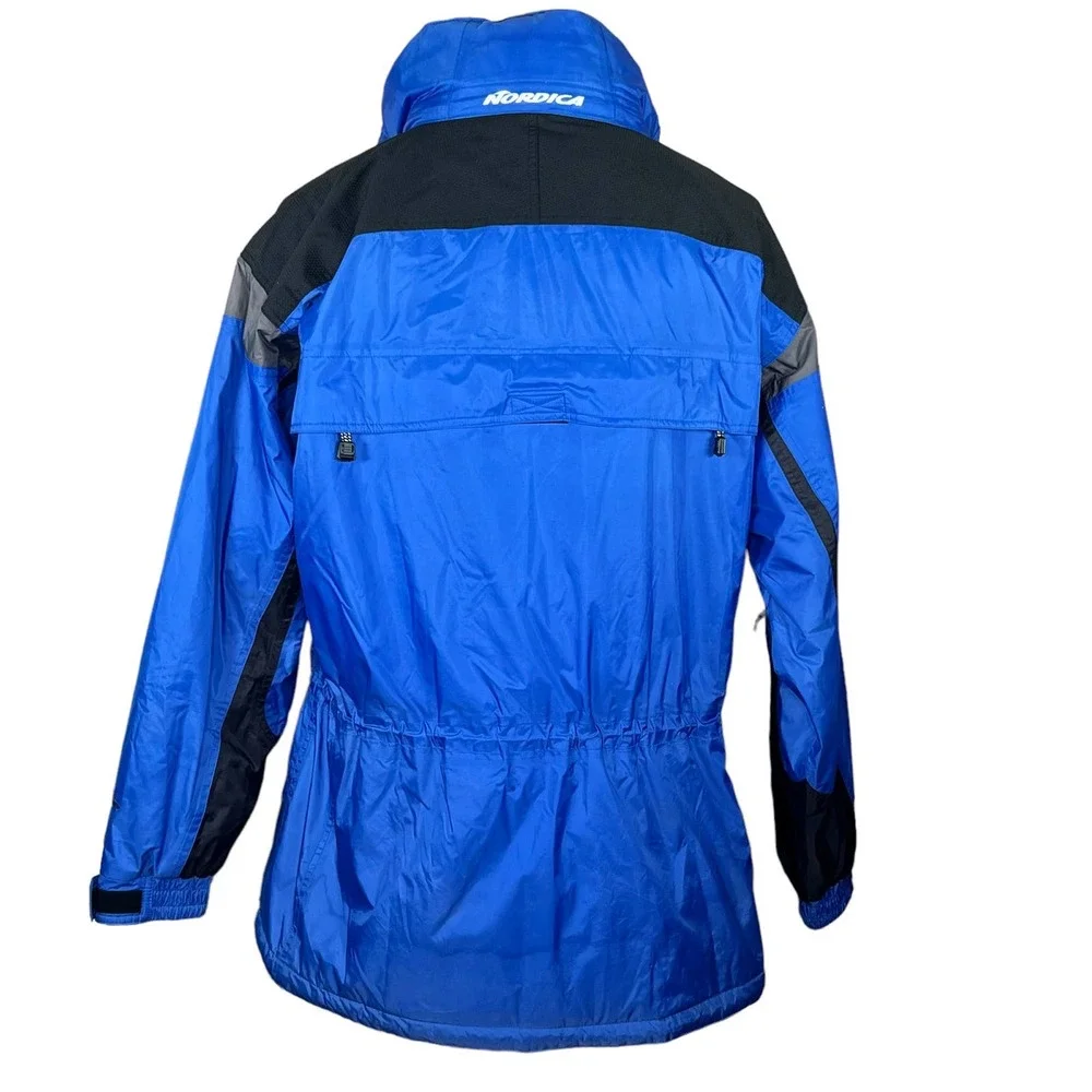 Vintage Men’s Nordica All Terrain Insulated Blue Ski / Snow Jacket XL